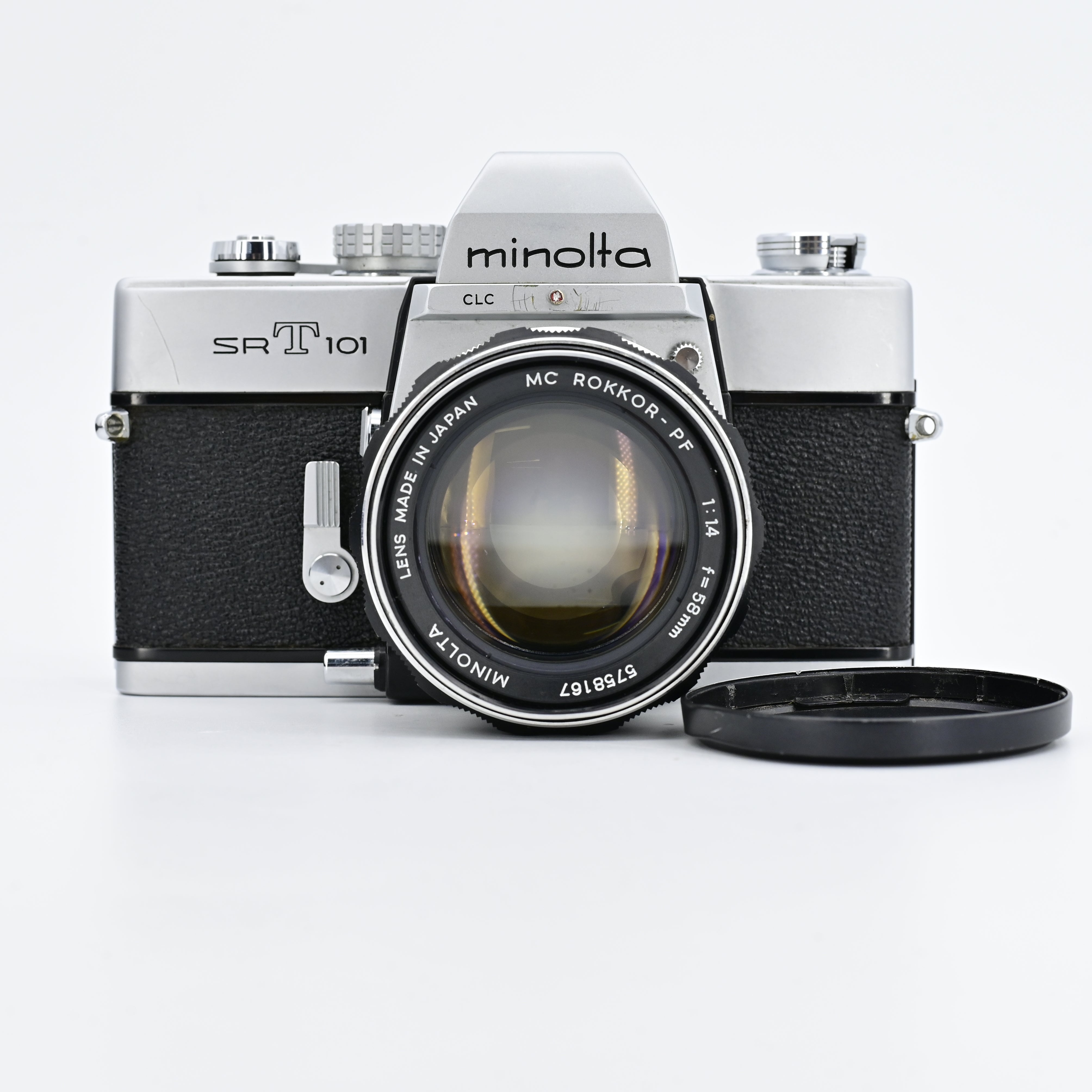 Minolta SRT + MC Rokkor PF mm f.4 Lens