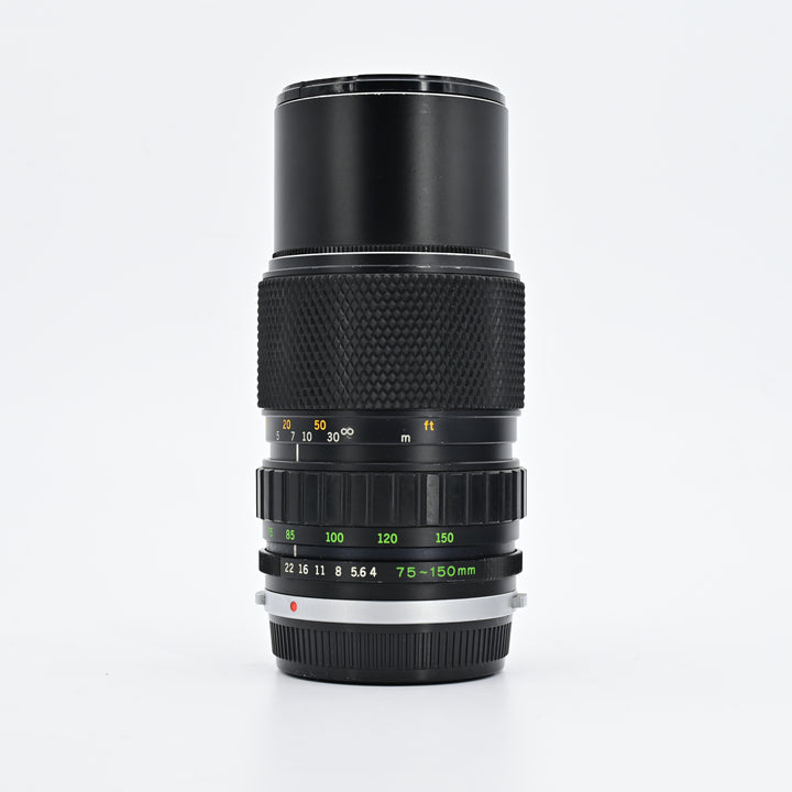 Olympus OM1 + Auto-S 50/1.8 Lens + Auto-Zoom 75-150mm F4 Lens