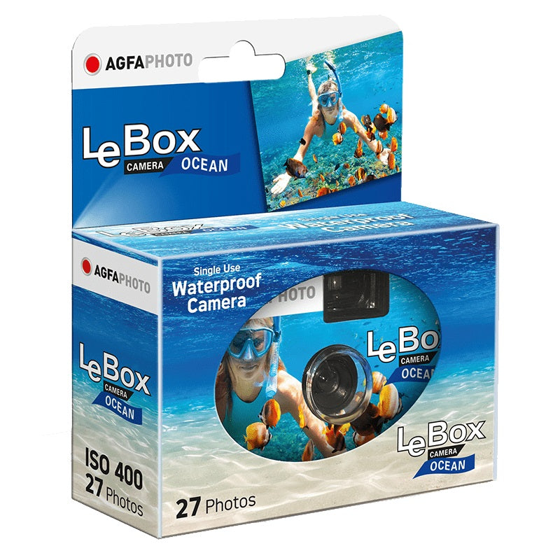 AgfaPhoto LeBox Ocean Single Use Waterproof Camera – SHOWA