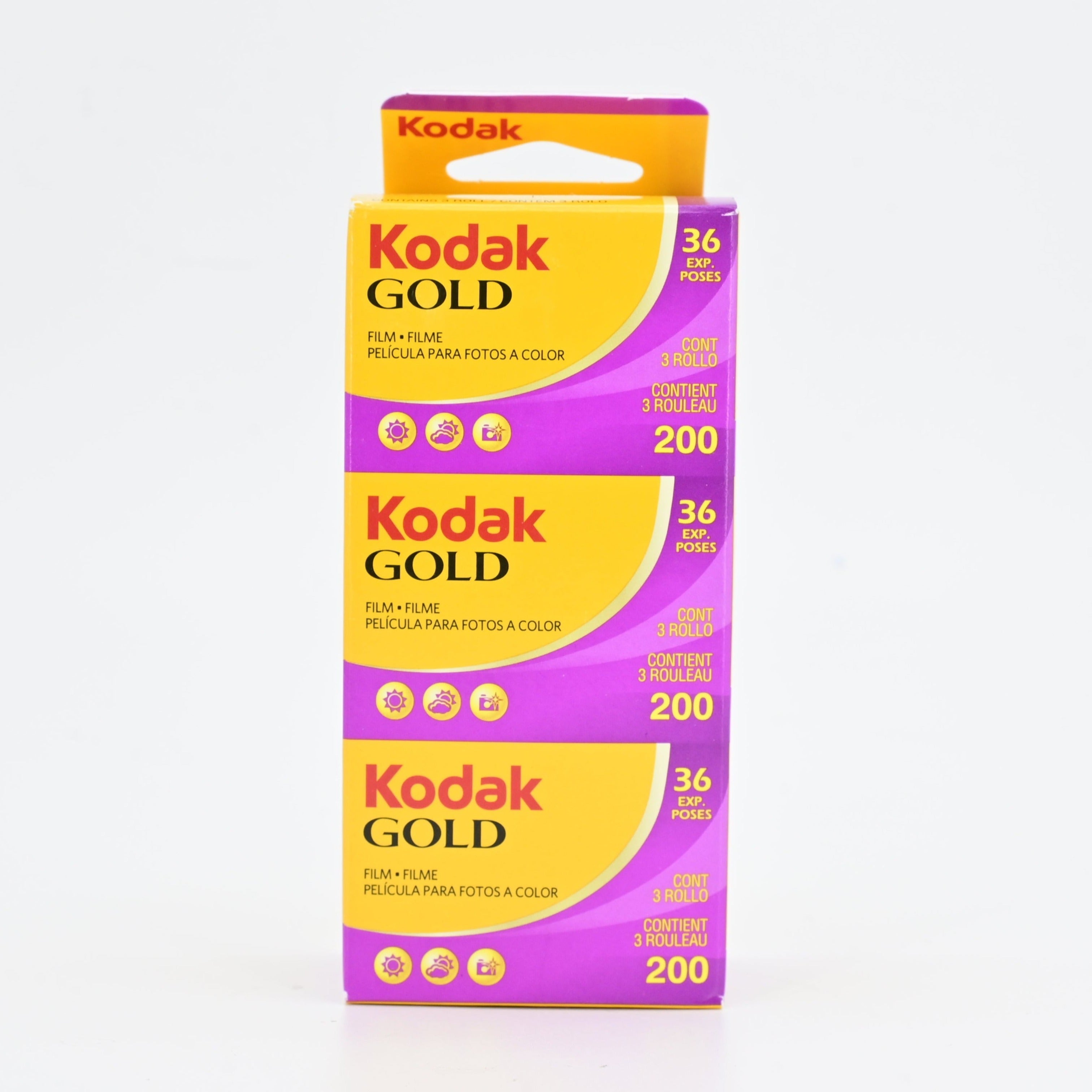 Kodak Gold 200 35mm Film 影像明亮清晰顏色鮮艷濃郁暖調復古色彩三卷