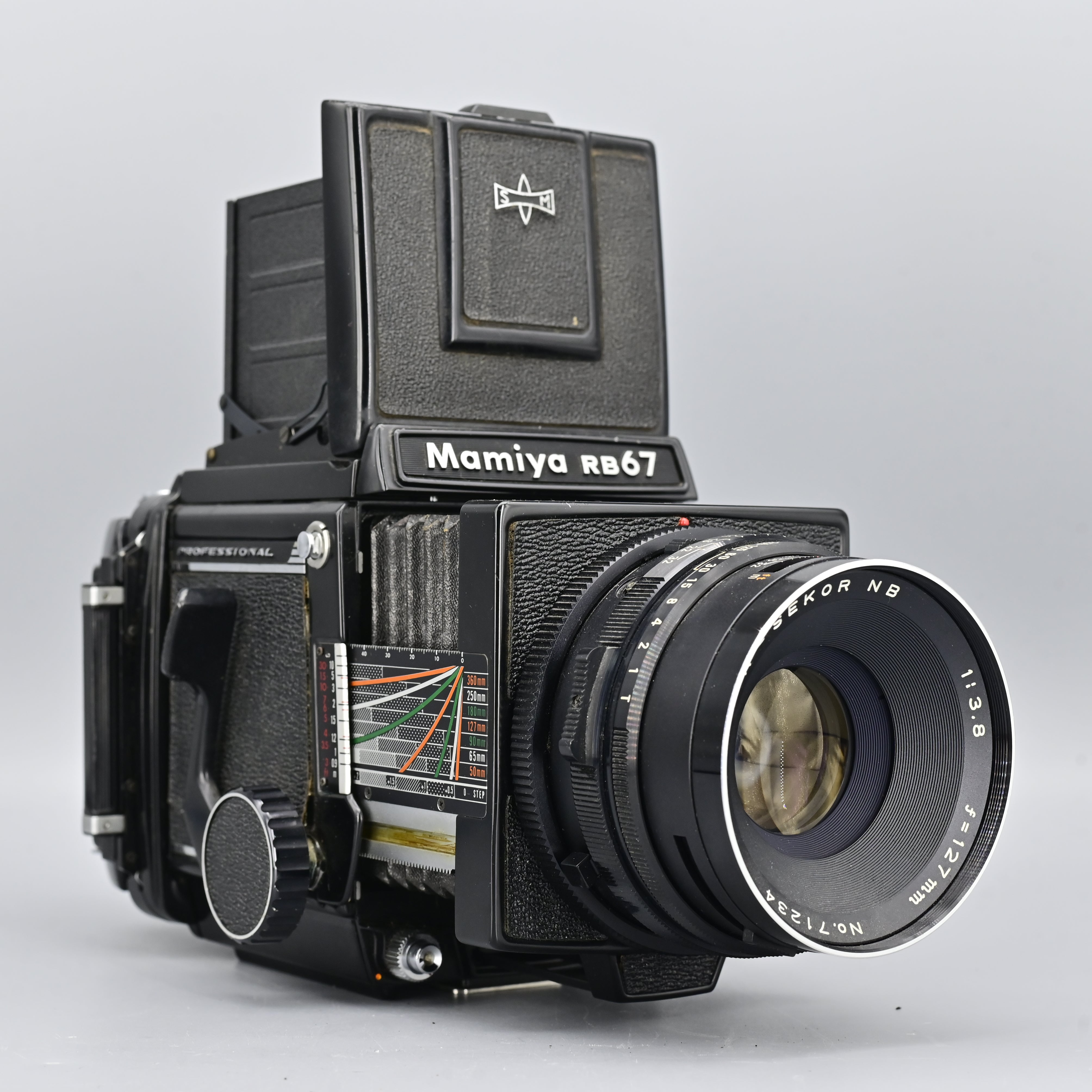 ☆ MAMIYA RB67 + SEKKOR C 1:4.5 f=50mm + SEKOR NB 1:3.8 f=127mm 等 ...