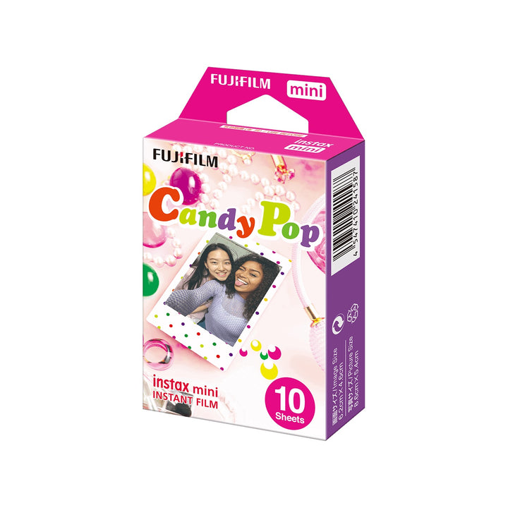 Fujifilm INSTAX Mini Instant Film (10 Exposures, Candy Pop Frame)