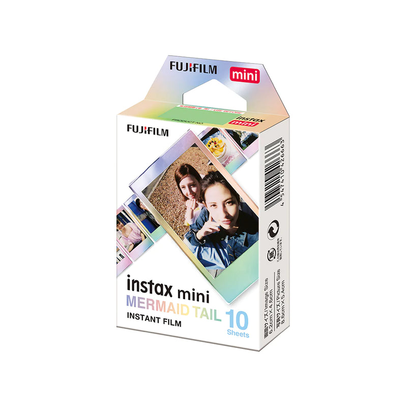 Fujifilm INSTAX Mini Instant Film (10 Exposures, Mermaid Tail Frame)