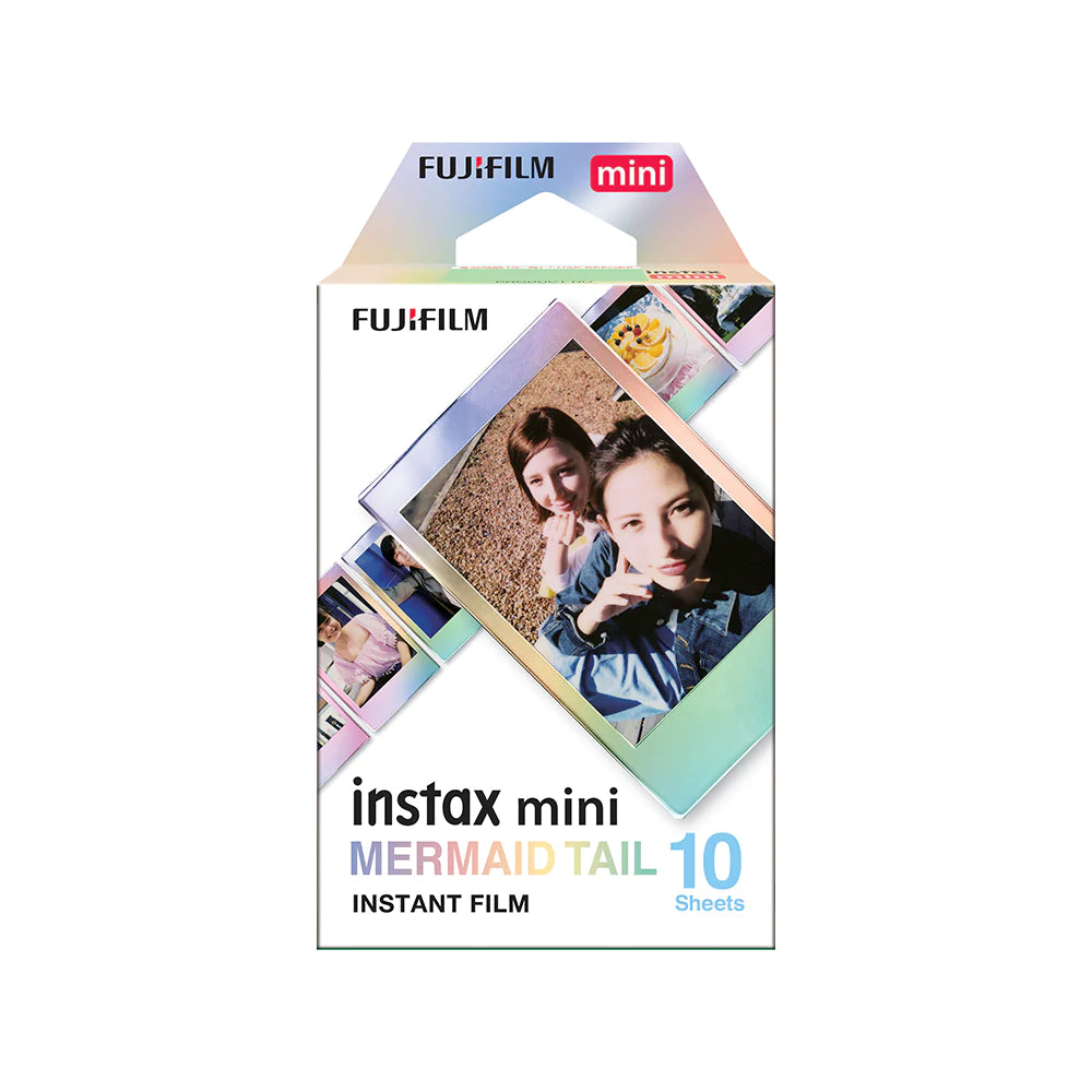 Fujifilm INSTAX Mini Instant Film (10 Exposures, Mermaid Tail Frame)