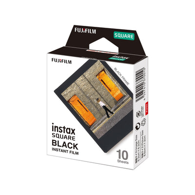 Fujifilm INSTAX SQUARE Instant Film (10 Exposures, Black Frame)
