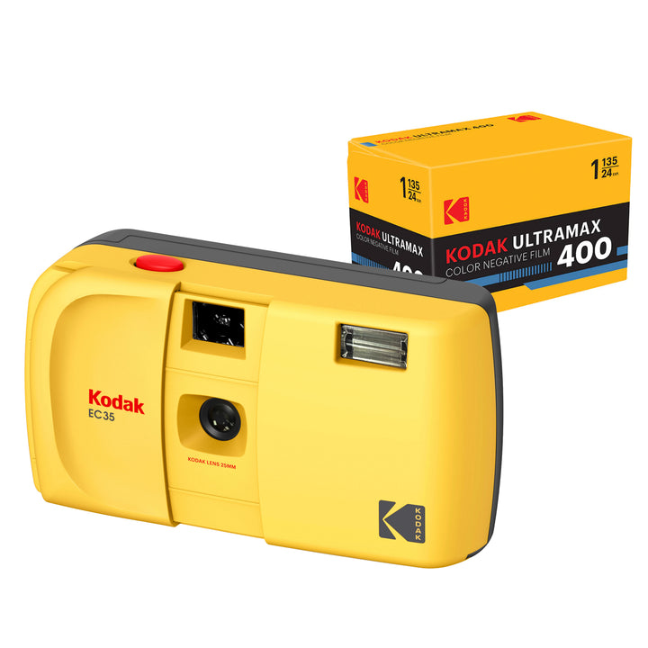 Kodak EC35 35mm Film Camera Bundle with Ultramax 400 - 24exp