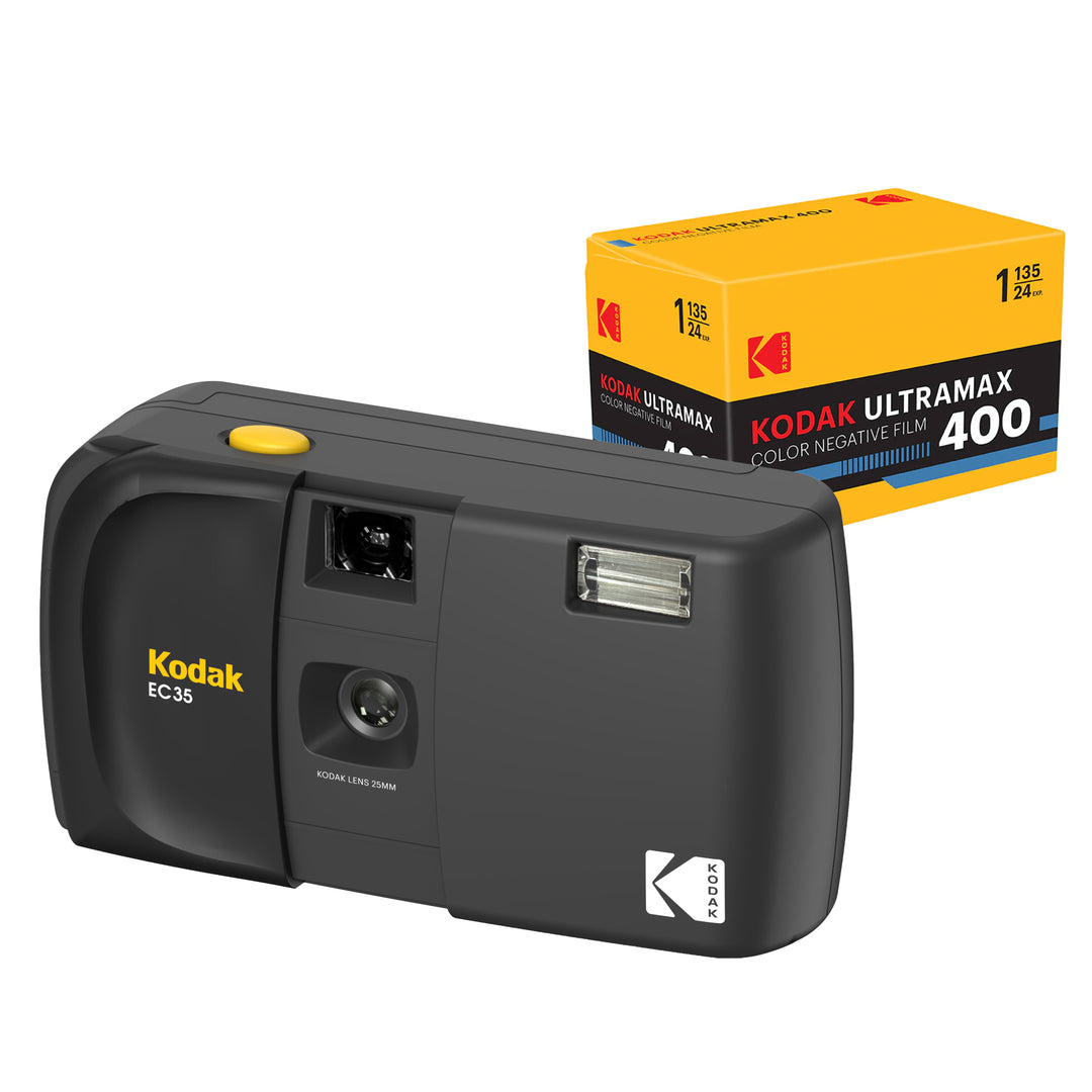 Kodak EC35 35mm Film Camera Bundle with Ultramax 400 - 24exp