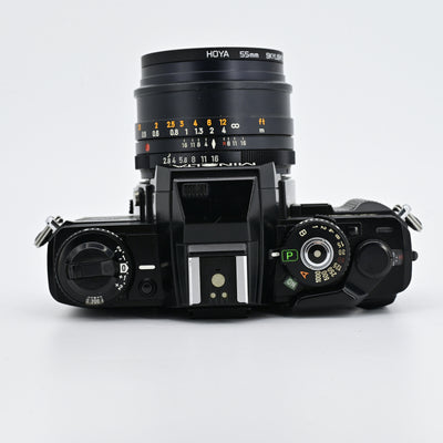 Minolta X700 MPS Black + Minolta MC Celtic 28mm f/2.8 Lens