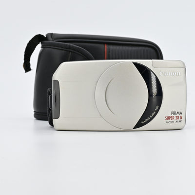 Canon Prima Super 28N Caption with camera bag