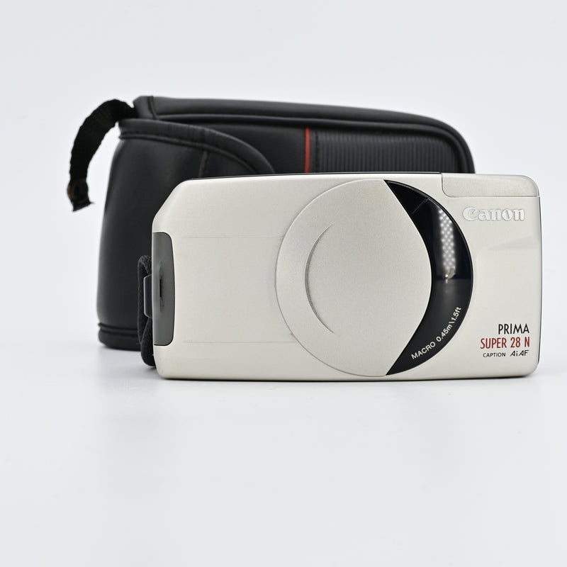Canon Prima Super 28N Caption with camera bag