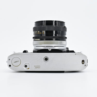 Canon AE-1 + FD 50mm F1.8 S.C. Lens