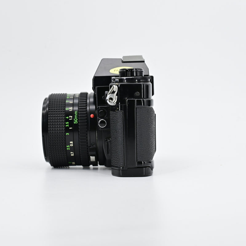 Canon A1 Black + FD 50mm F1.4 Lens