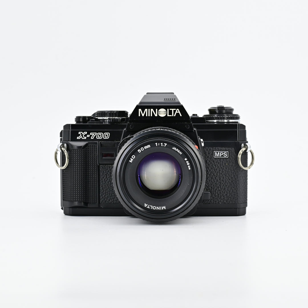 Minolta X700 MPS Black + MD 50mm F1.7 Lens