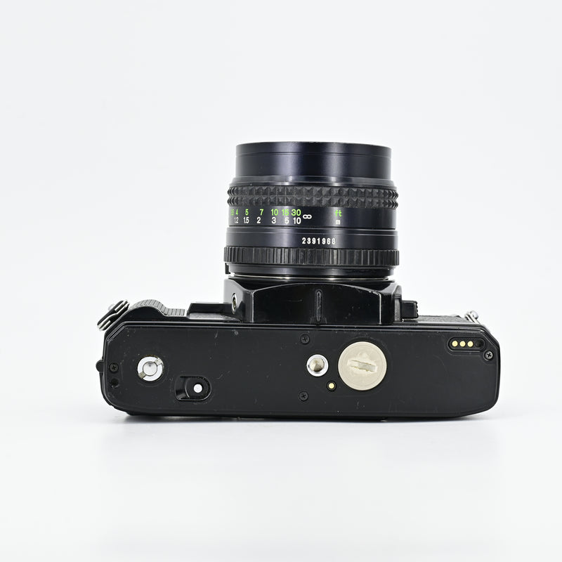Minolta X700 MPS Black + MD Rokkor-X 50/1.7 Lens
