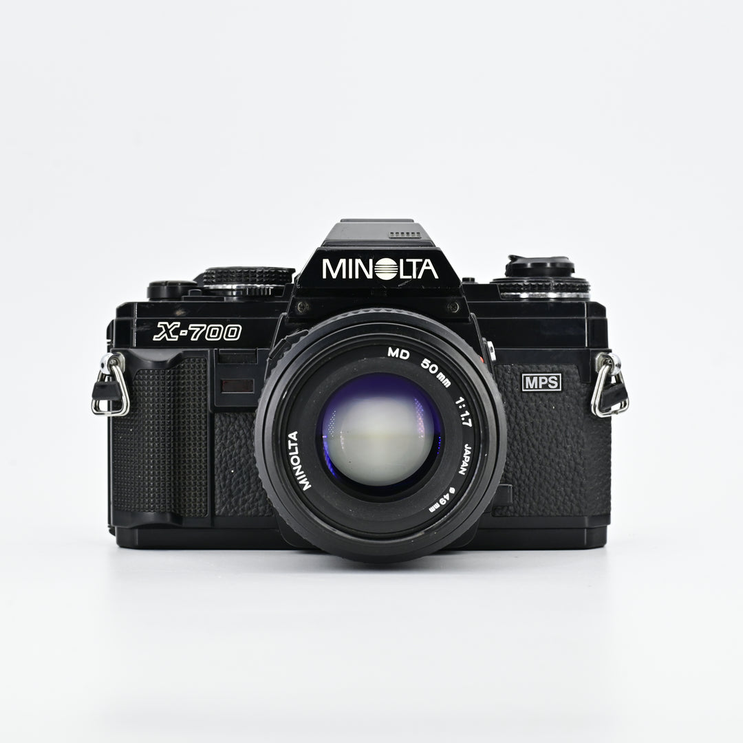 Minolta X700 MPS Black + MD 50mm F1.7 Lens