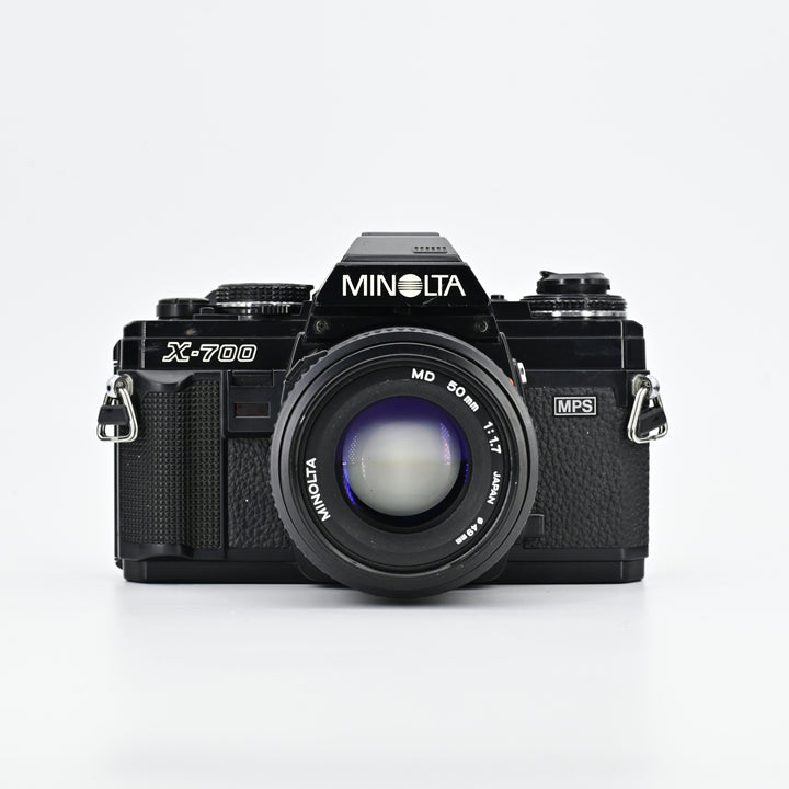 Minolta X700 MPS Black + MD 50mm F1.7 Lens