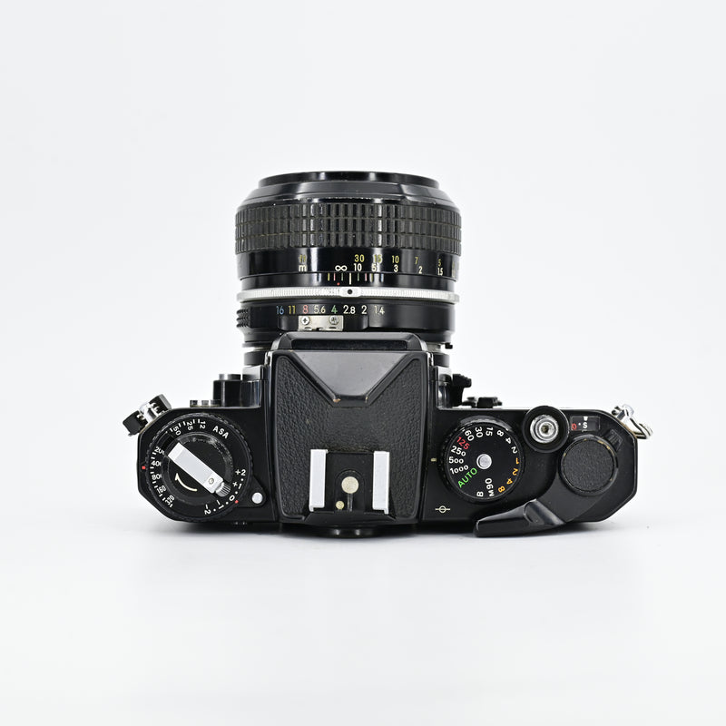 Nikon FE + Nikkor 50/1.4 lens
