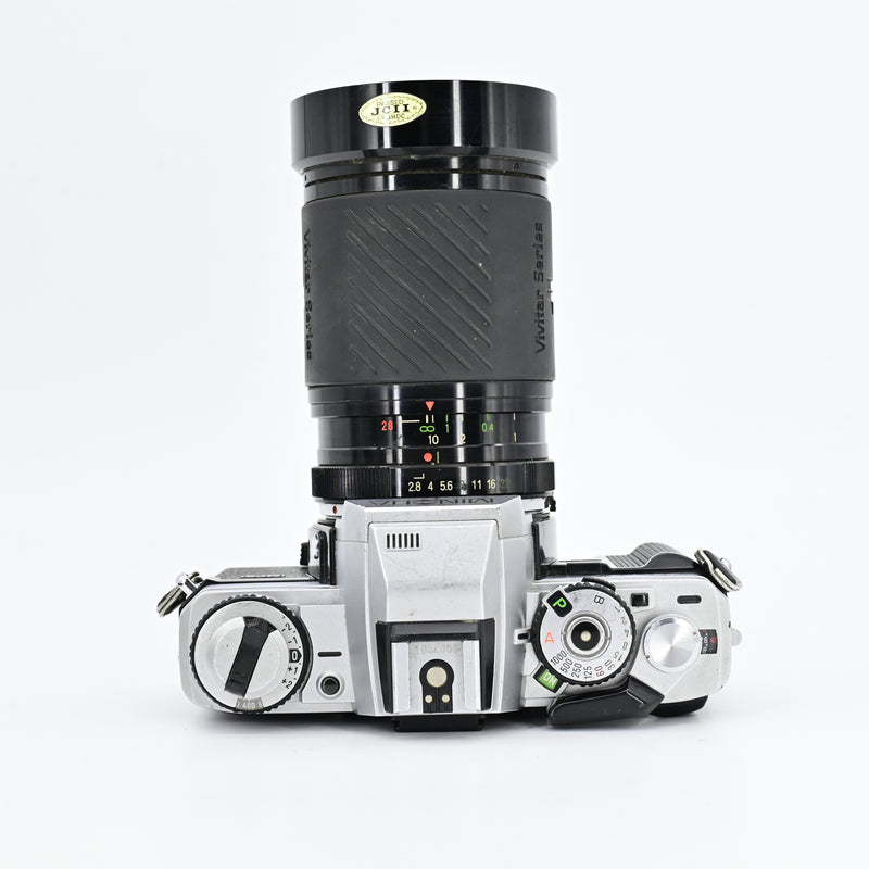 Minolta X700 MPS + Vivitar Series 1 28-105mm f/1.8-3.8 VMC Macro Focusing Zoom Lens