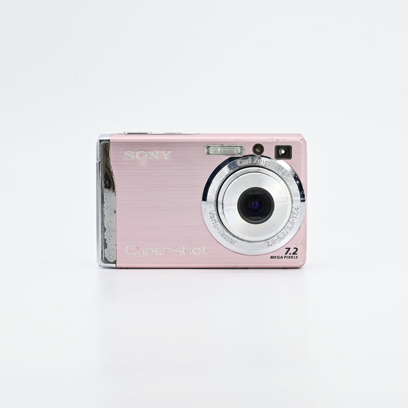 Sony Cyber-shot DSC-W80 7.2 Megapixel Compact Camera, Pink 