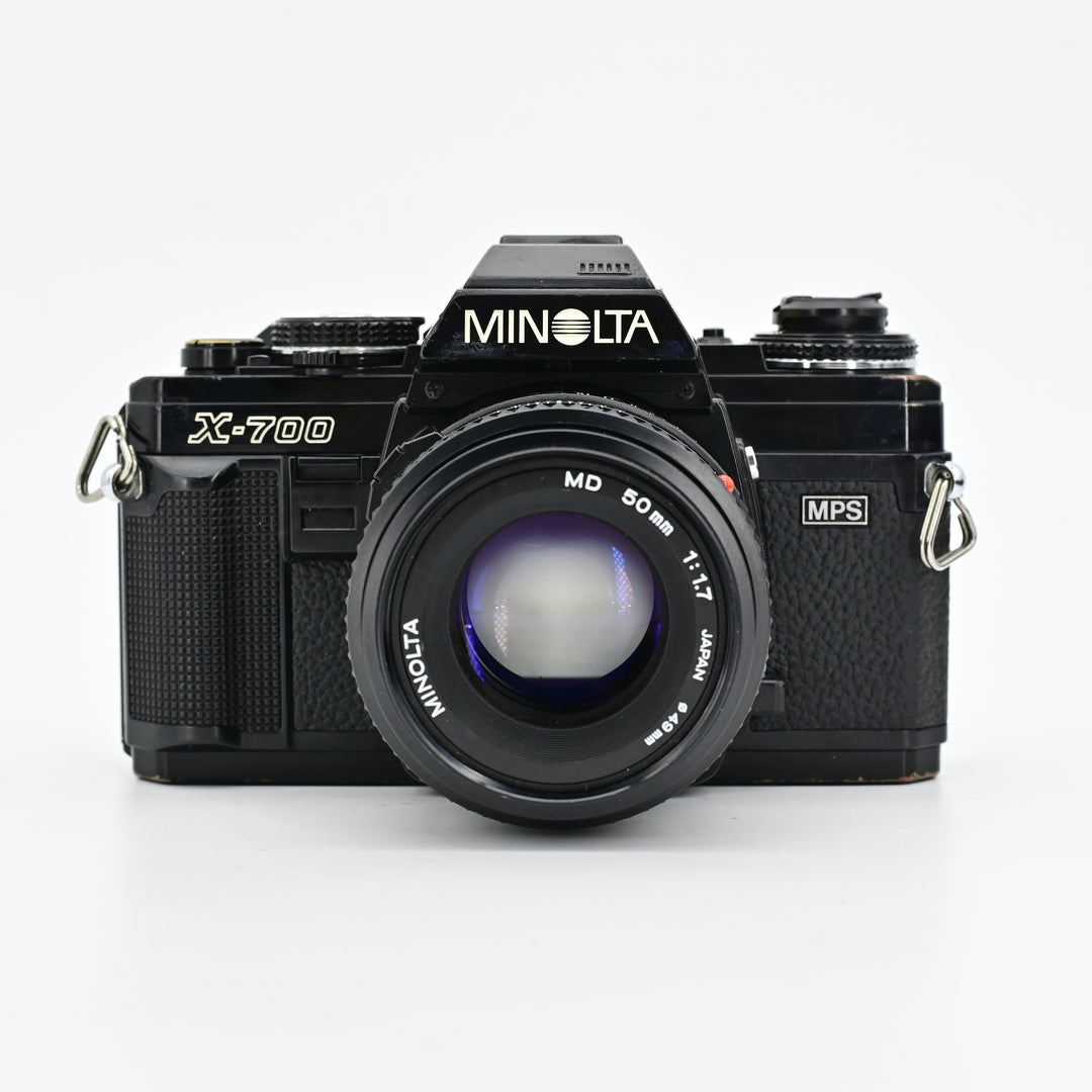 Minolta X700 MPS Black + MD 50mm F1.7 Lens