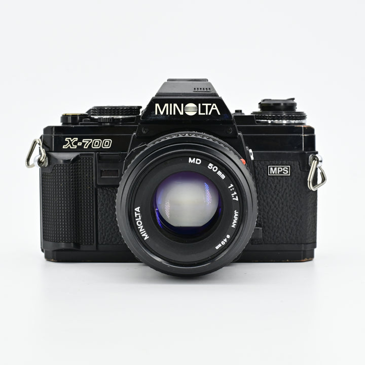 Minolta X700 MPS Black + MD 50mm F1.7 Lens