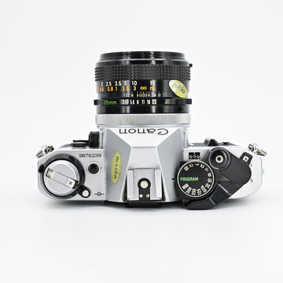 Canon AE1P + FD 35mm F3.5 S.C. Lens