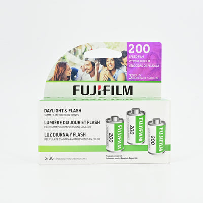 Fujifilm Fujicolor 200, 3 Pack, 36 Exp. 35mm Film