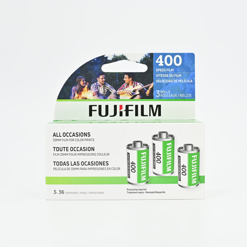 Fujifilm Fujicolor 400 , 3 Pack, 36 Exp 35mm Film