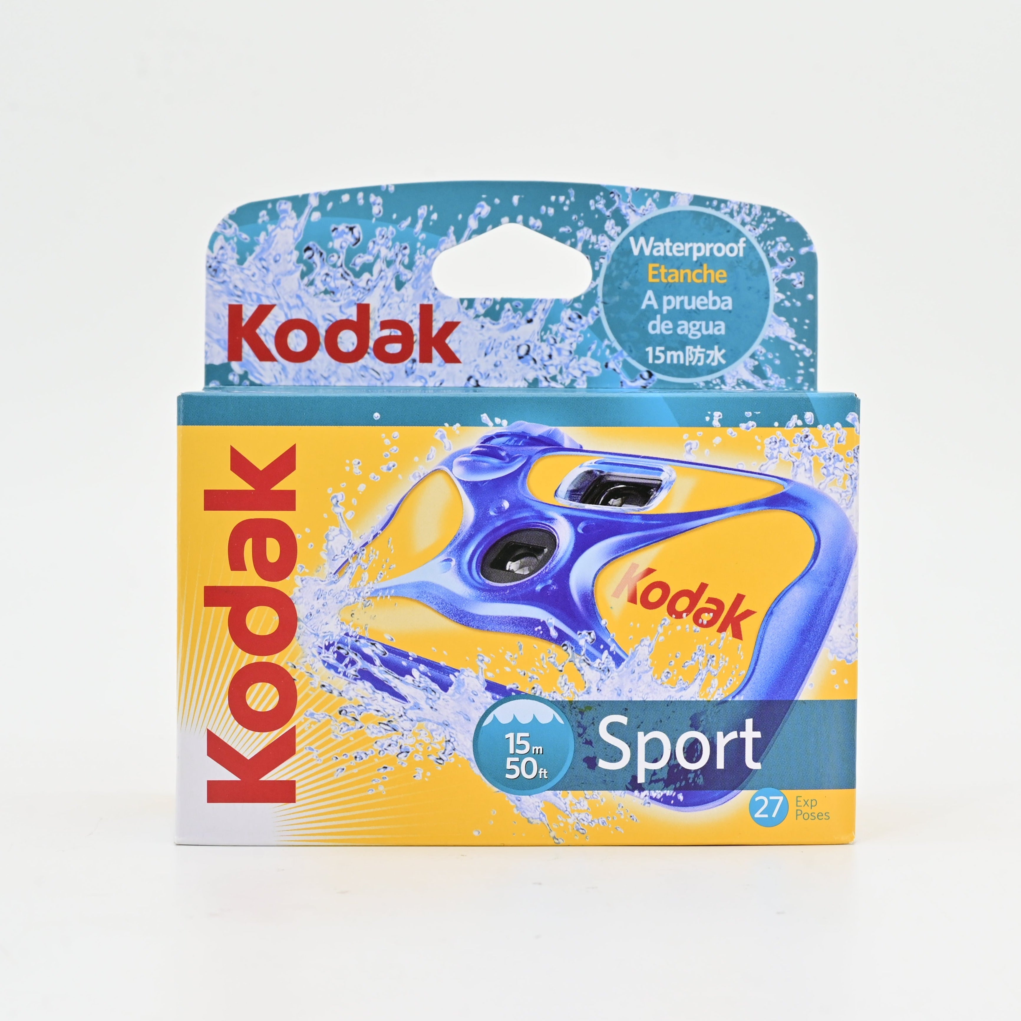 現貨] Kodak Sport Waterproof Single Use Camera, 27 Exp 彩色負片