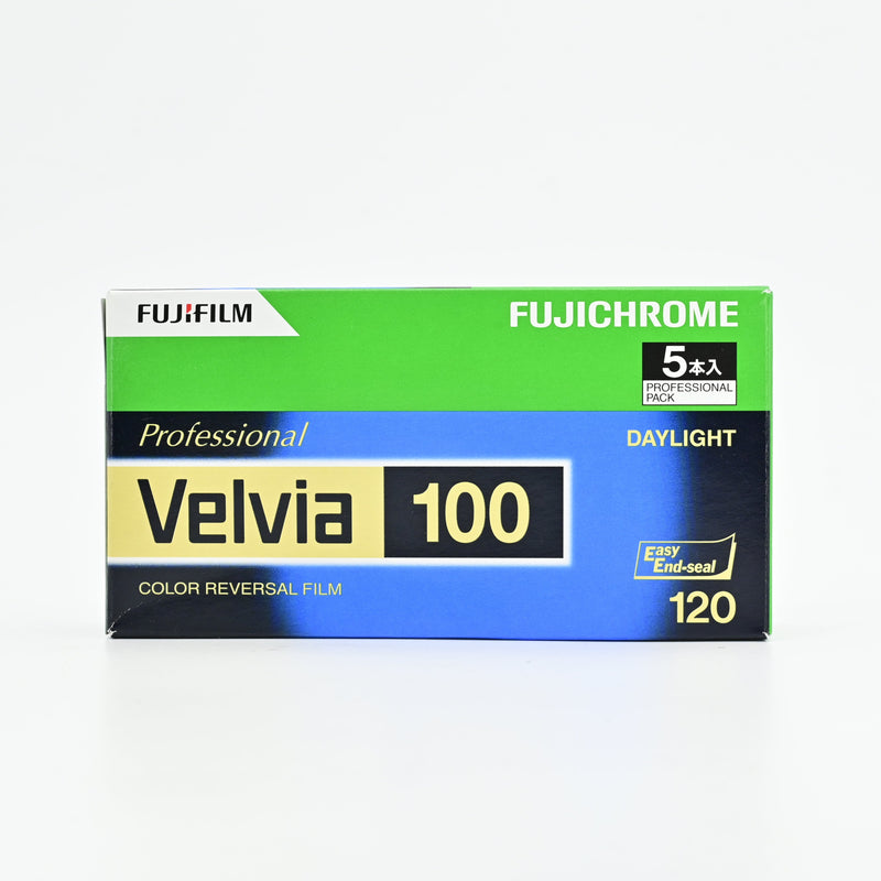 已停產]Fujifilm Velvia 100 120 Film 彩色正片菲林高飽和度，顆粒細膩 