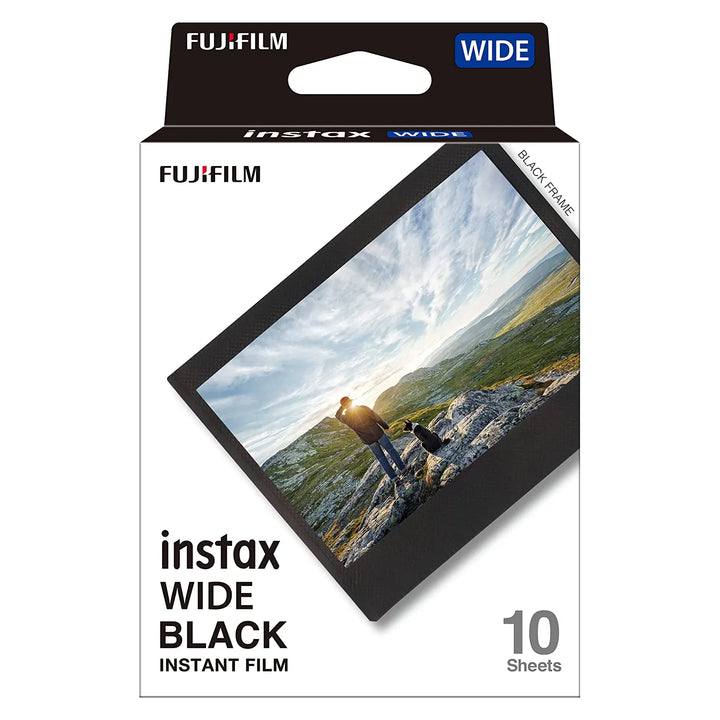 Fujifilm INSTAX Wide Instant Film (10 Exposures, Black Frame)