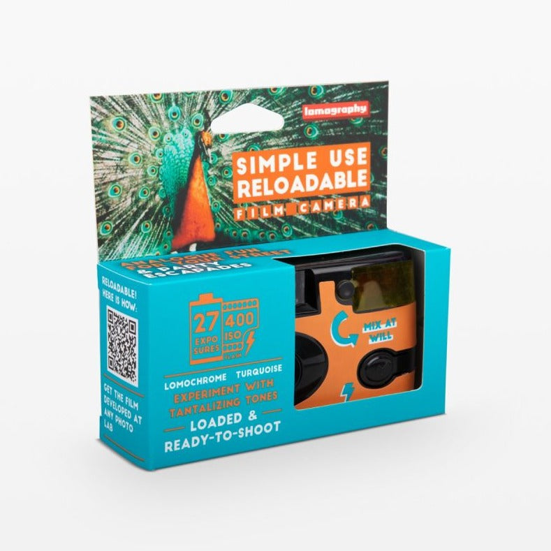 Lomochrome Turquoise Reusable Camera