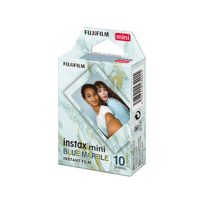 Fujifilm INSTAX Mini Instant Film (10 Exposures, Blue Marble Frame)