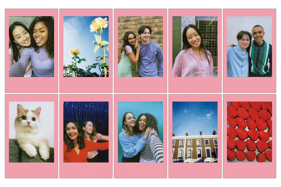 Fujifilm INSTAX Mini Instant Film (10 Exposures, Pink Lemonade Frame)