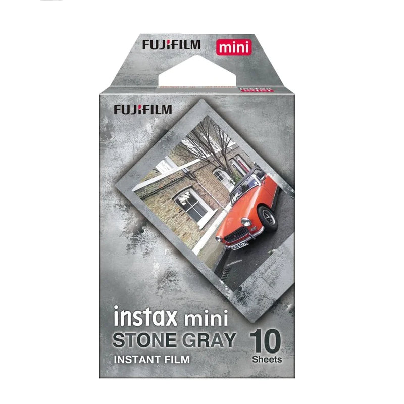 Fujifilm INSTAX Mini Instant Film (10 Exposures, Stone Grey Frame)