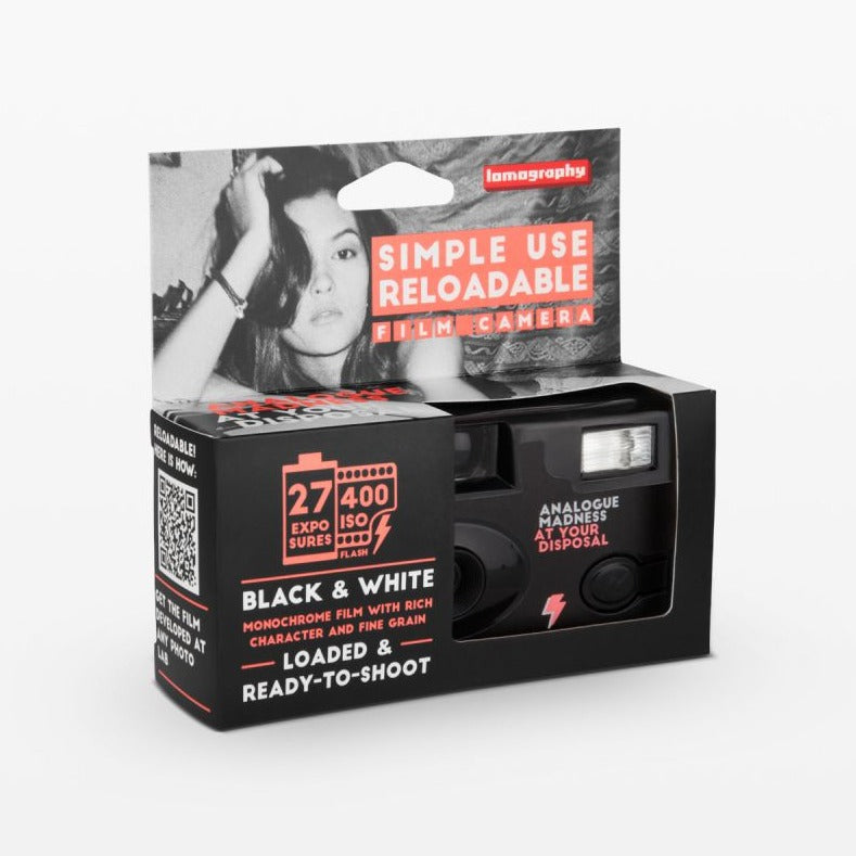 Lomography Simple Use B&W Reusable Camera