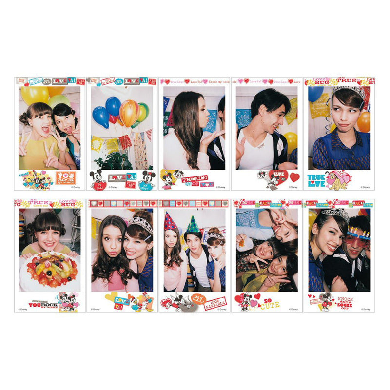 Fujifilm INSTAX Mini Instant Film (10 Exposures, Micky & Friends)