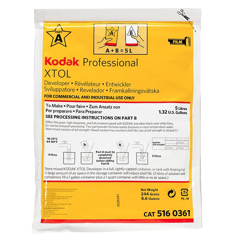 Kodak XTOL Powder Film Developer