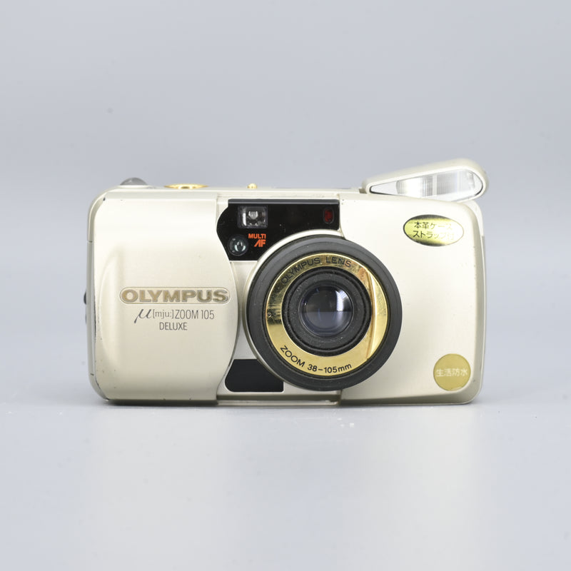 並品] Olympus μ Mju Zoom 105 Deluxe ①-