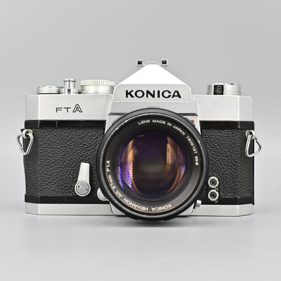 Konica FTA + Hexanon AR 57mm F1.4 Lens