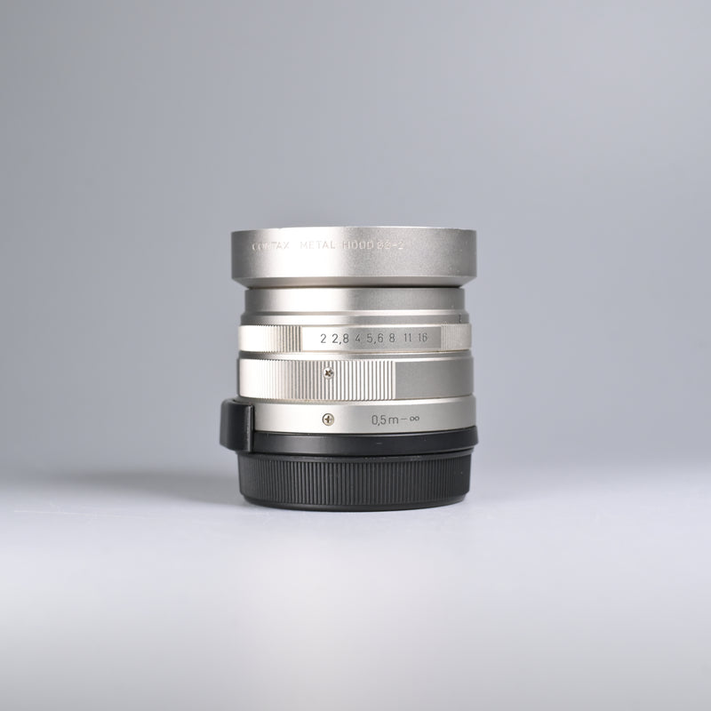 Contax Planar 45mm F2 Lens (with hood).