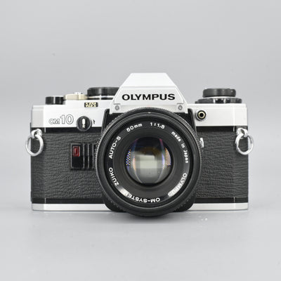 Olympus OM10 + Auto-S 50/1.8 Lens [Box Set]