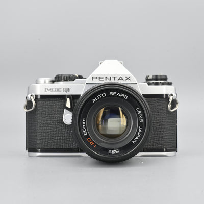 Pentax ME Super + Auto Sears 50mm F2 Lens