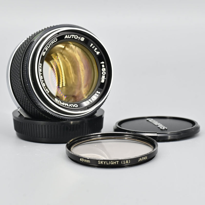 Olympus OM Auto-S 50mm F1.4 Lens (M-System Version)