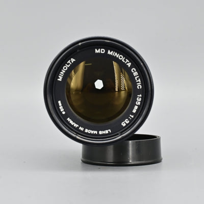 Minolta MD Celtic 135mm F3.5 lens