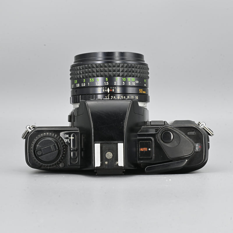 Minolta X370N + MC 50mm F1.7 Lens