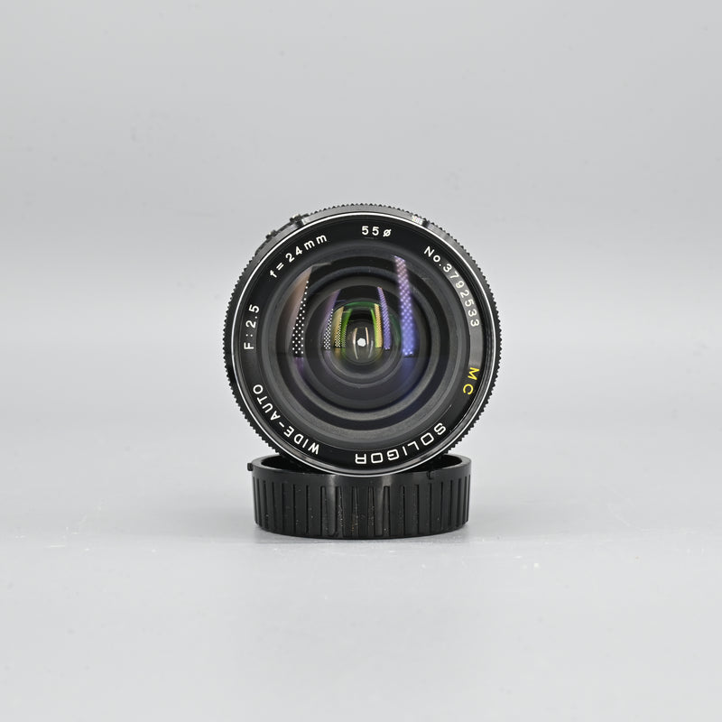 Soligor MC 24mm F2.5 Lens (Minolta MC Mount)