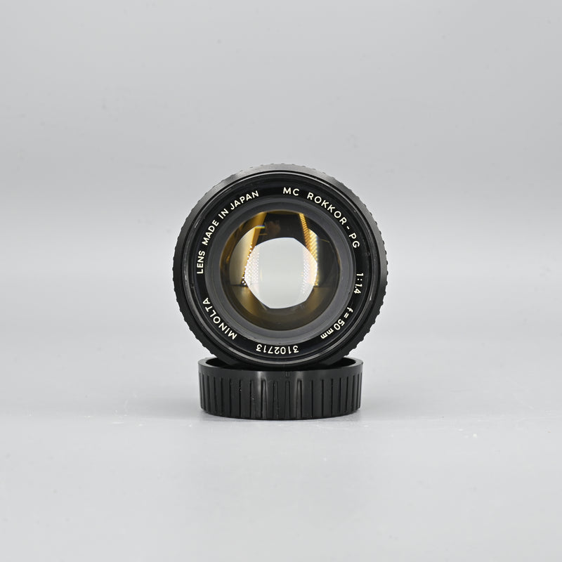 Minolta MC Rokkor-PG 50mm F1.4 Lens