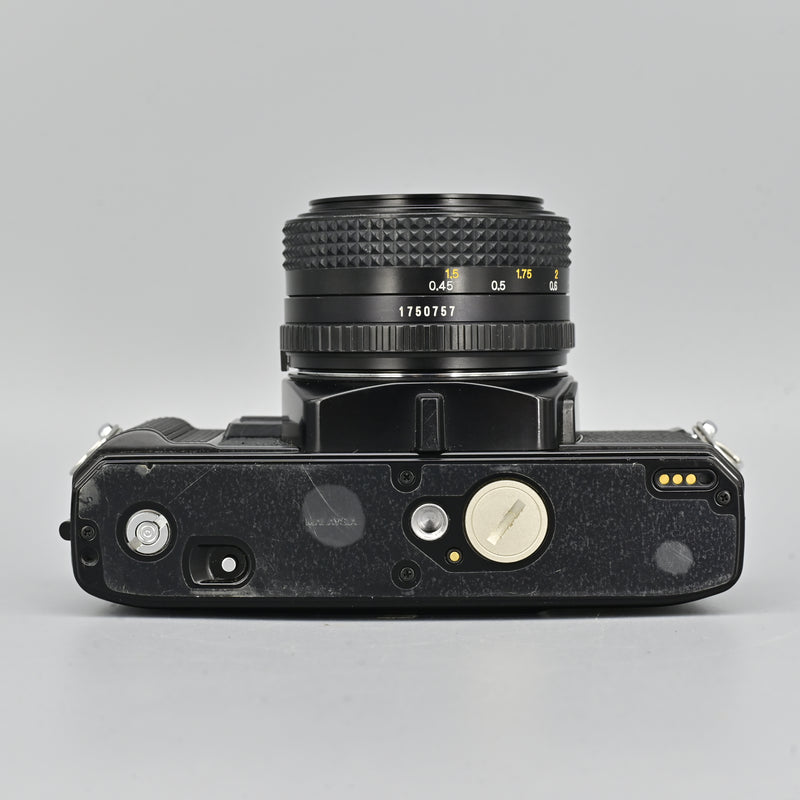 Minolta X7A Black + MD 50mm F2 Lens