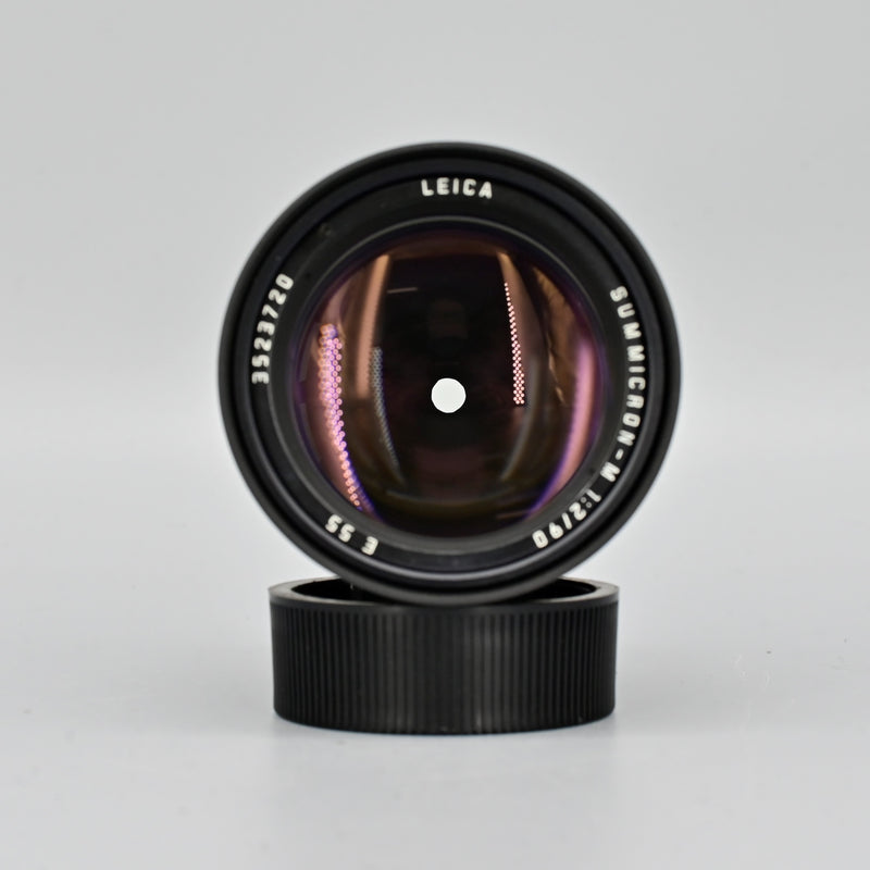 Leica Summicron-M 90mm F2 E55 Lens.